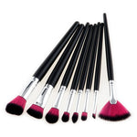 8 piece makeup brush set W668