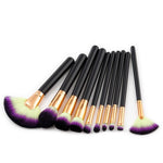 10 piece makeup brush set W759