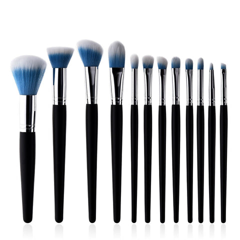 12 piece makeup brush set W877