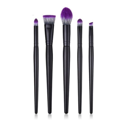5 piece makeup brush set W508
